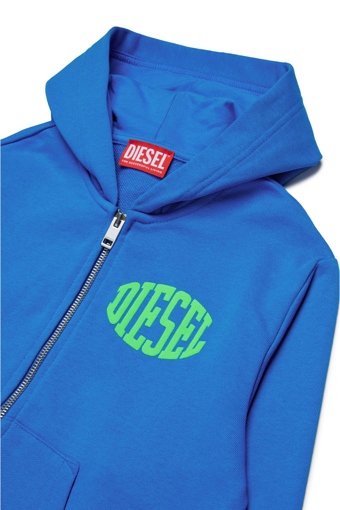 DIESEL SBOLCZIP OVER SWEAT-SHIRT