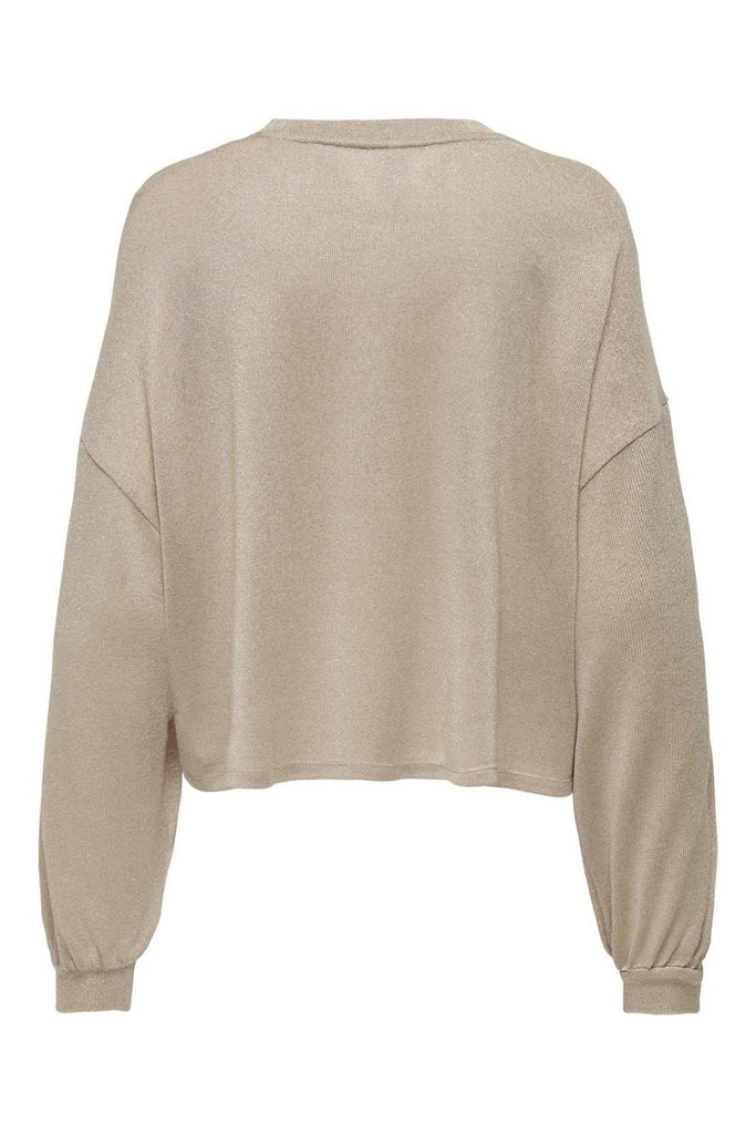 ONLY ONLAMBER L/S LOOSE GLITTER TOP JRS
