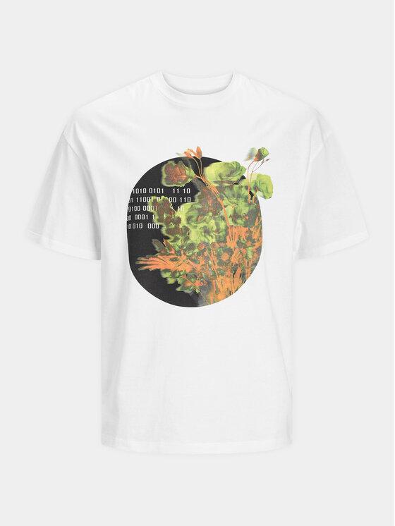 JACK AND JONES JCOFLORAL TEE SS CREW NECK GC