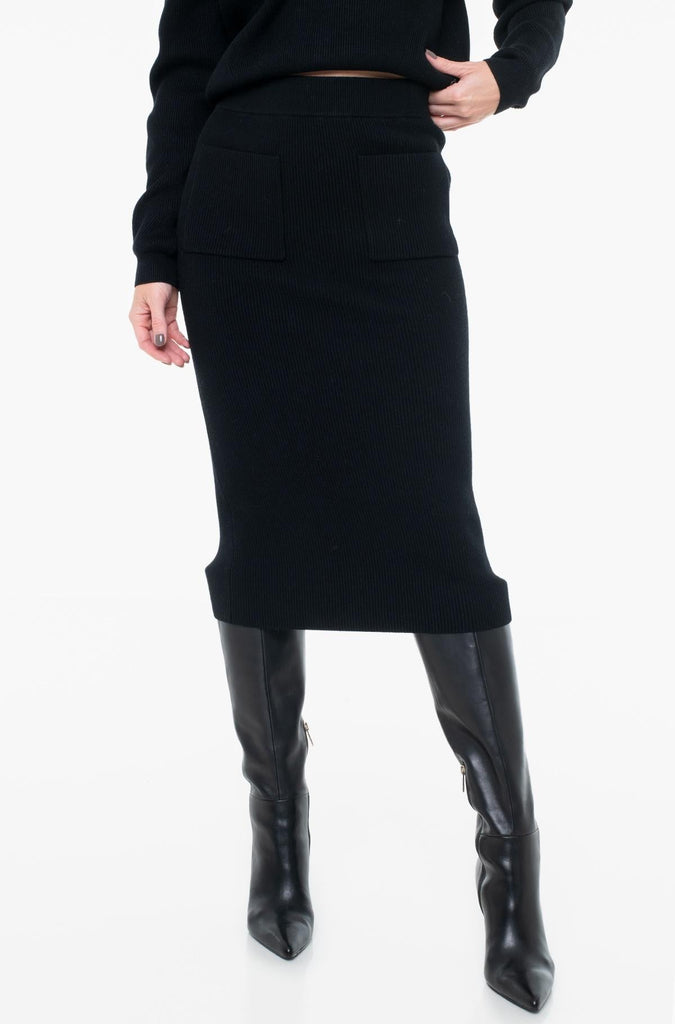 GUESS HARLEY LONGUETTE SKIRT SWTR