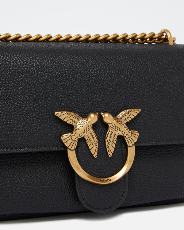 PINKO LOVE ONE SOFT MINI PELLE BOTTA