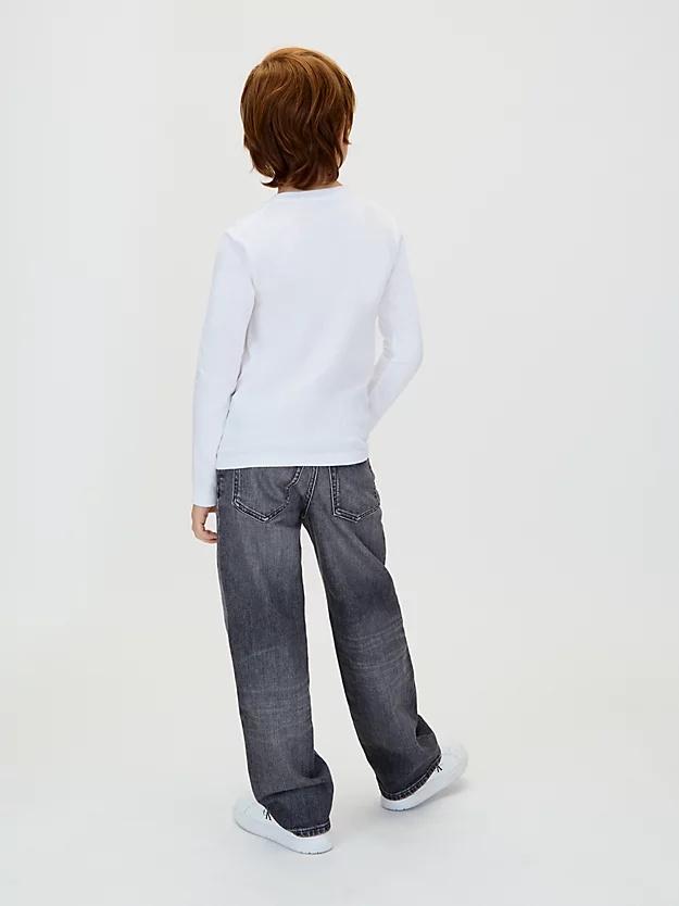 CALVIN KLEIN CHEST MONOLOGO LS T-SHIRT
