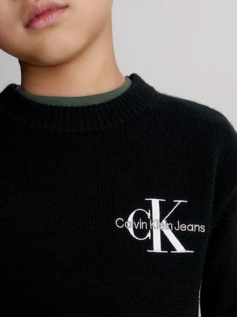 CALVIN KLEIN JEANS ESSENTIAL MONOGRAM SWEATER