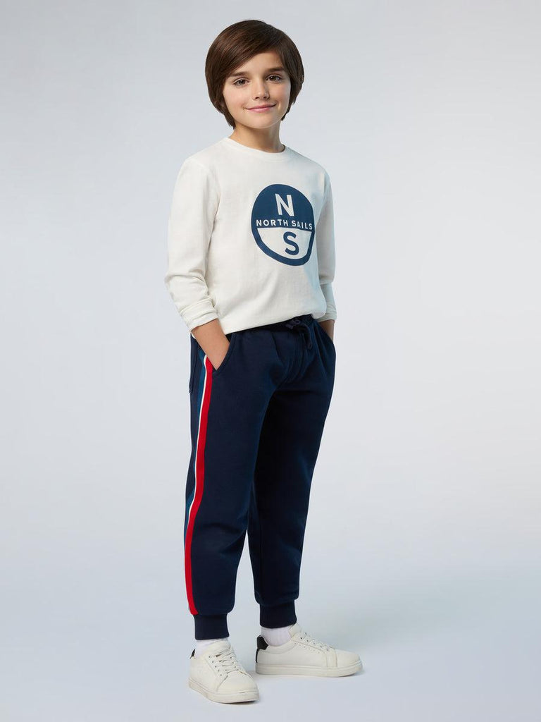 NORTH SAILS T SHIRT LONG SLEEVE W/GRAPHIC