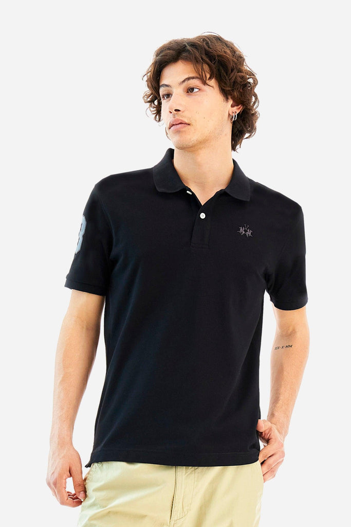 LA MARTINA MAN POLO SEMI PIQUET STRETCH