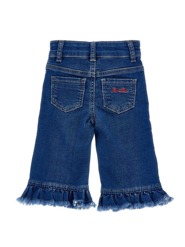 MONNALISA JEANS CON GALETTA DENIM F