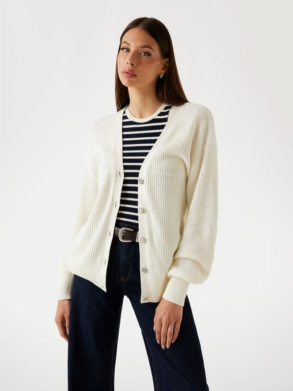 GUESS LS VN JAMIE CARDI SWTR