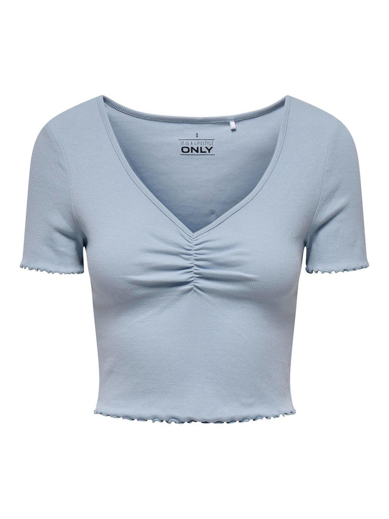 ONLY ONLBETTY S/S V-NECK TOP CC JRS