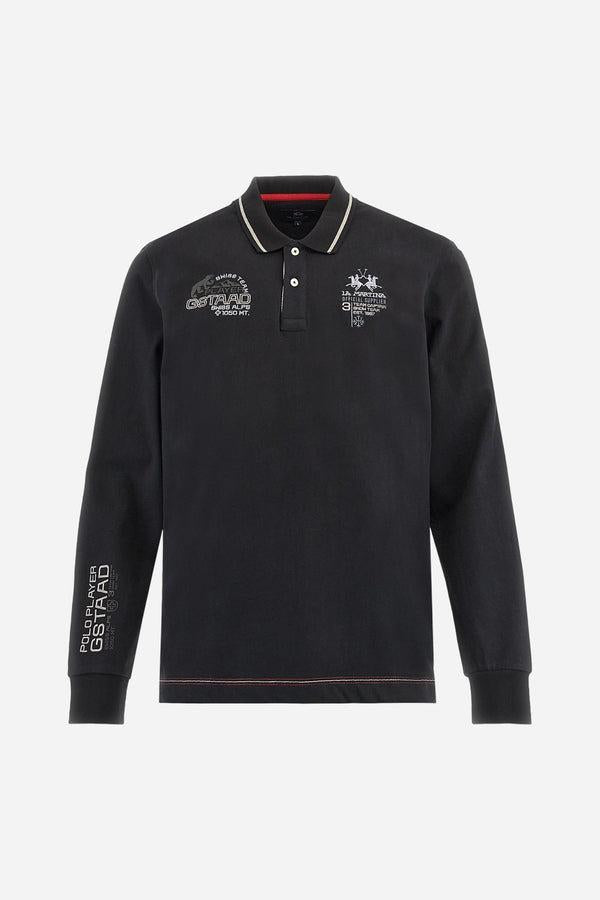 LA MARTINA MAN L/S POLO HEAVY JERSEY