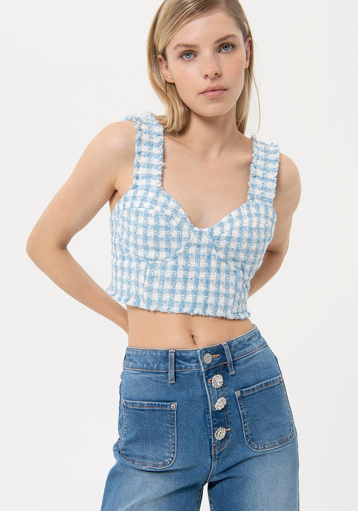 FRACOMINA BUSTIER SKYWHITE