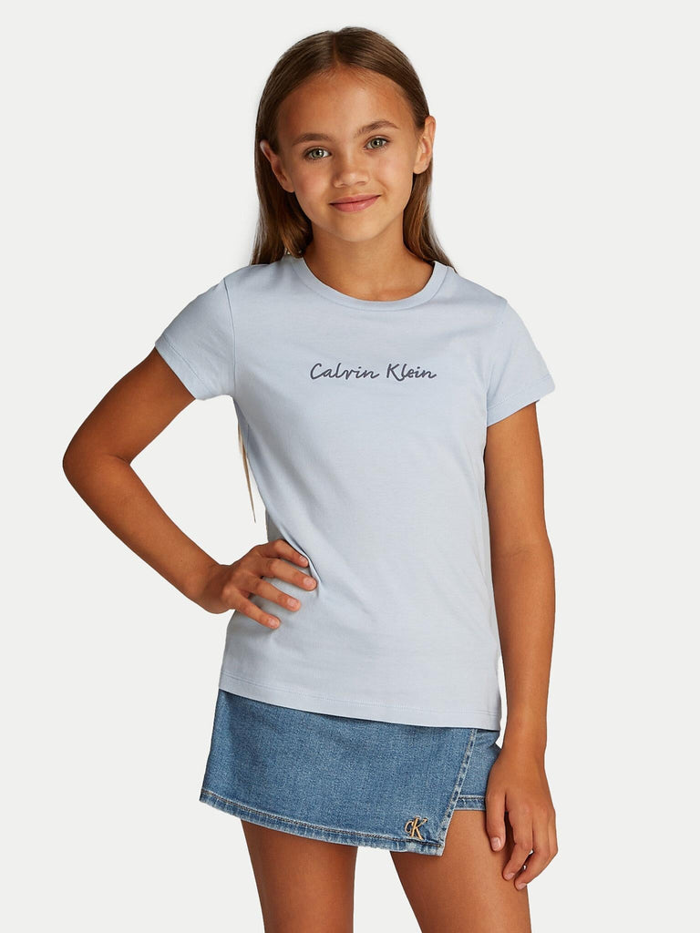 CALVIN KLEIN SCRIPT LOGO SLIM SS T-SHIRT