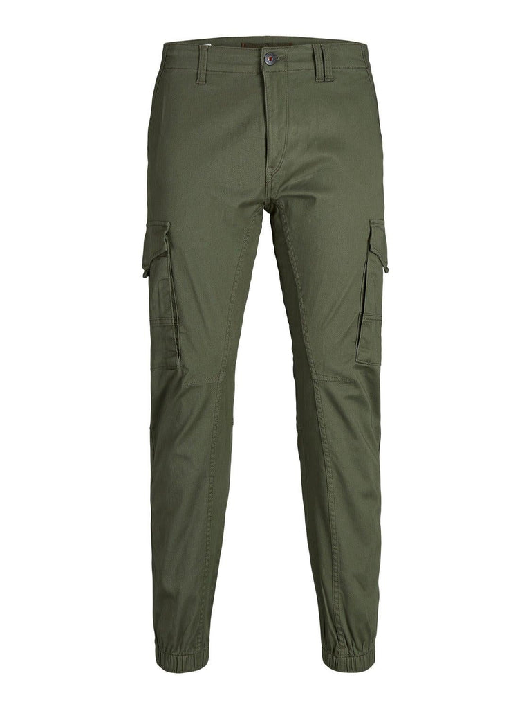 JACK AND JONES JPSTPAUL JJFLAKE CARGO OLIVE NIGHT NOOS