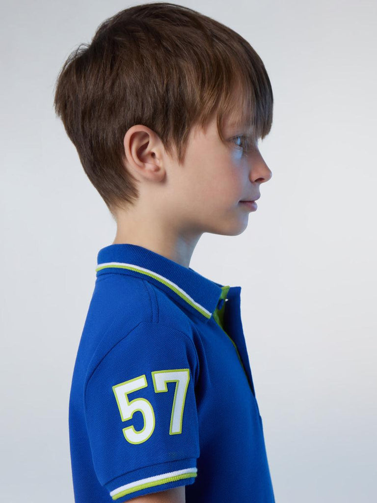 NORTH SAILS POLO SHORT SLEEVE W/NUMBER APPLICATION ON SLEEVE