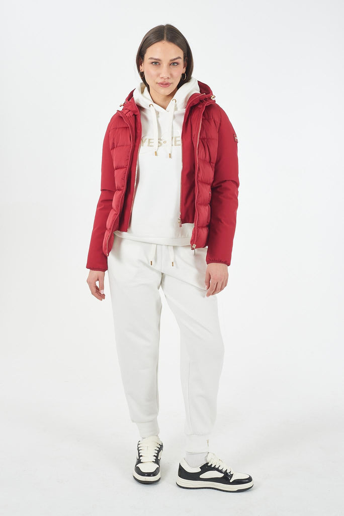 YES ZEE GIUBBINO DONNA TRAPUNTATO,FINTO GILET STACCABIL