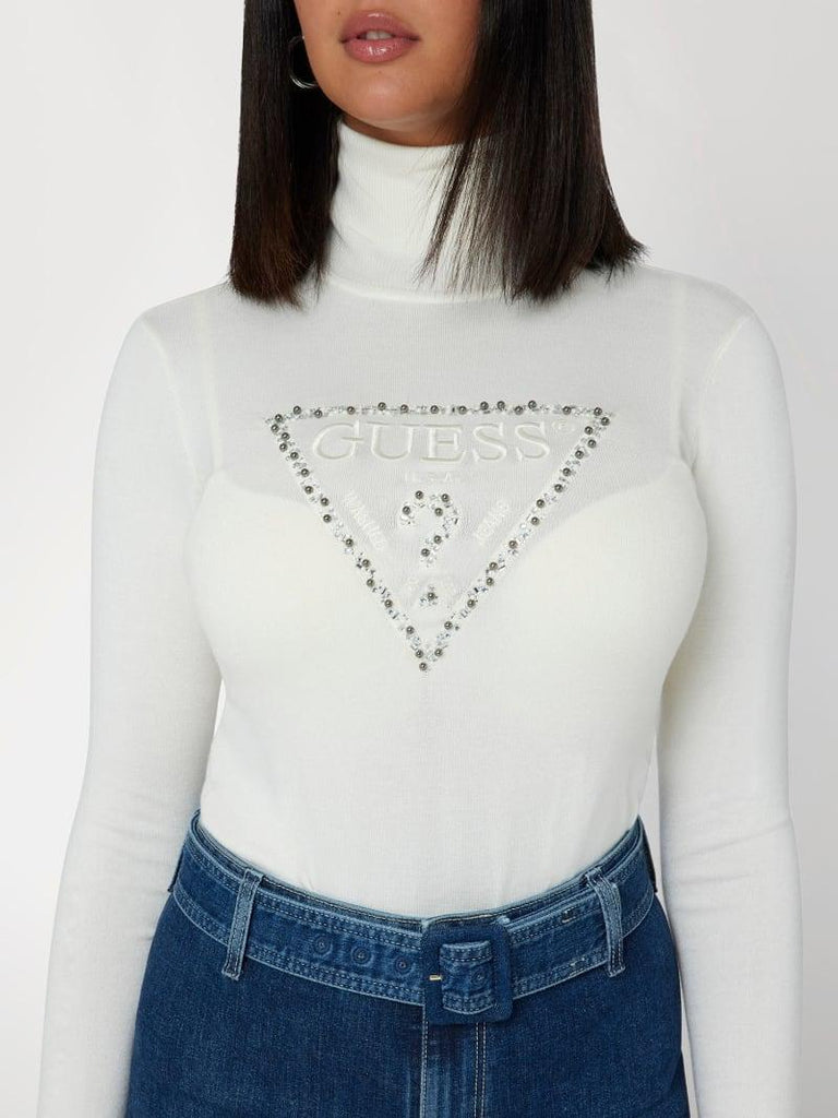 GUESS PIPER TRIANGLE LOGO TN LS SWTR