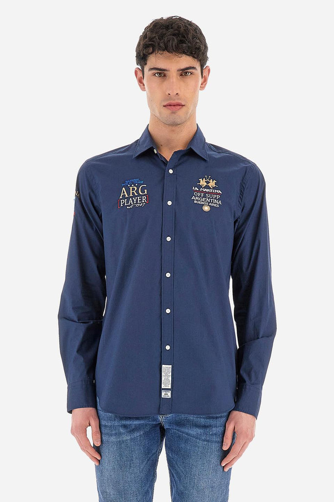 LA MARTINA MAN SHIRT L/S POPLIN