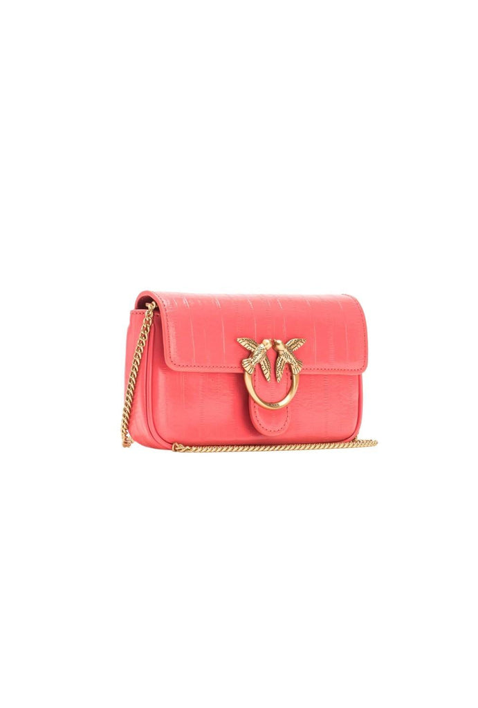 PINKO LOVE ONE POCKET C PELLE VERNIC