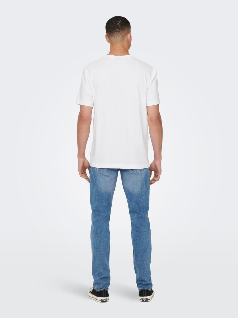 ONLY&SONS ONSMAX LIFE SS STITCH TEE NOOS