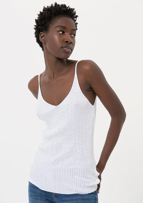 FRACOMINA TANK TOP BLACK