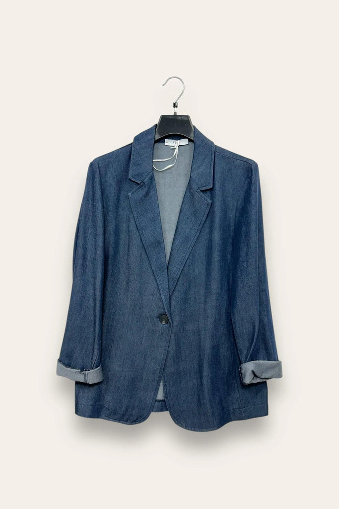 LOVEme Giacca in denim, un bottone