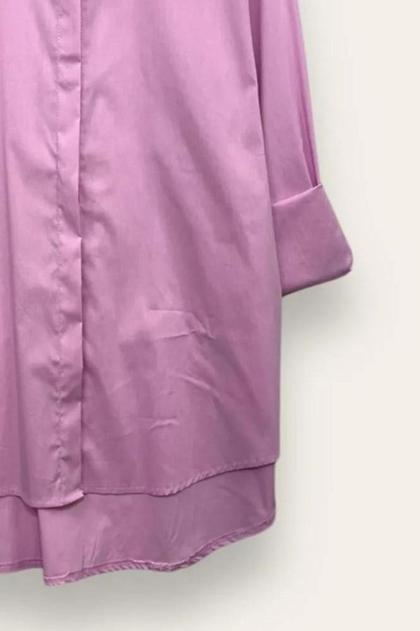 LOVEme Camicia over in tinta unita