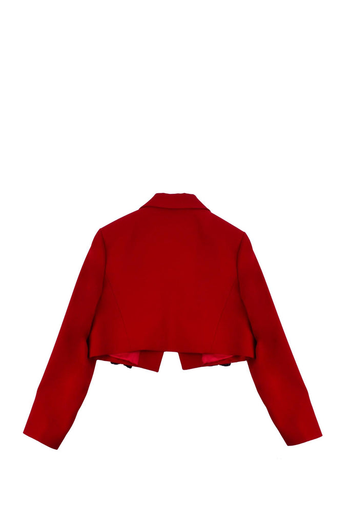 ELISABETTA FRANCHI La Mia Bambina GIACCA CORTA IN CREPE CON FIOC