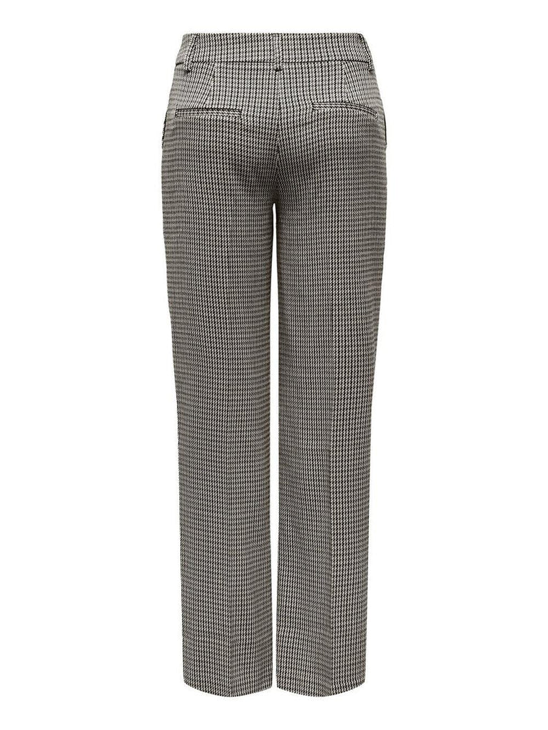 ONLY ONLLETTIE MW STR CHECK PANT TLR