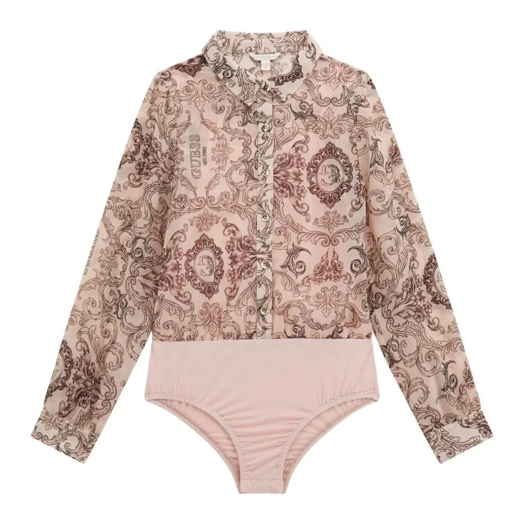 GUESS CHIFFON LS SHIRT_CER