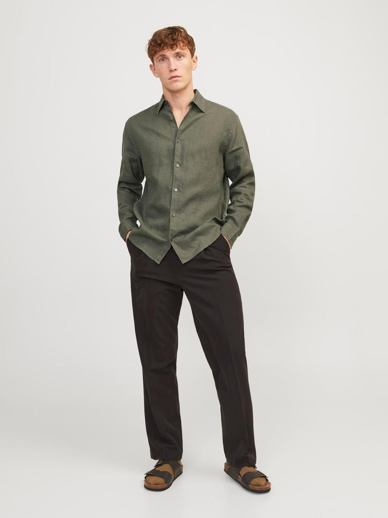 JACK AND JONES JPRCCLAWRENCE LINEN SHIRT L/S