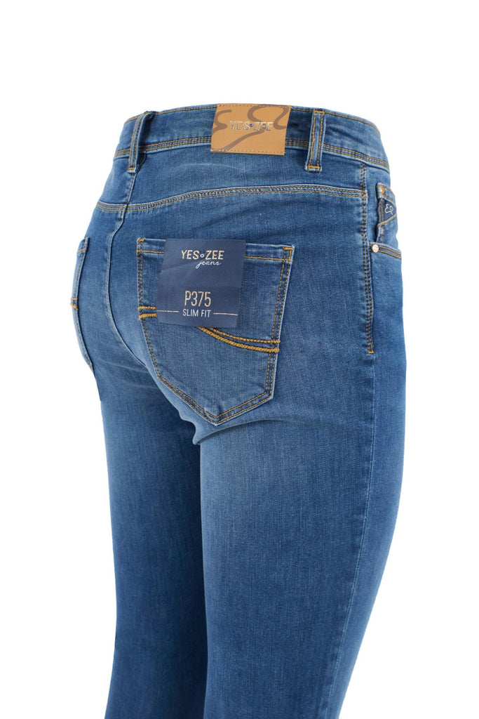 YES ZEE JEANS DONNA TIPO 5 TASCHE, SLIM