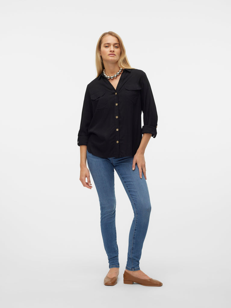 VERO MODA VMBUMPY L/S SHIRT NEW WVN NOOS