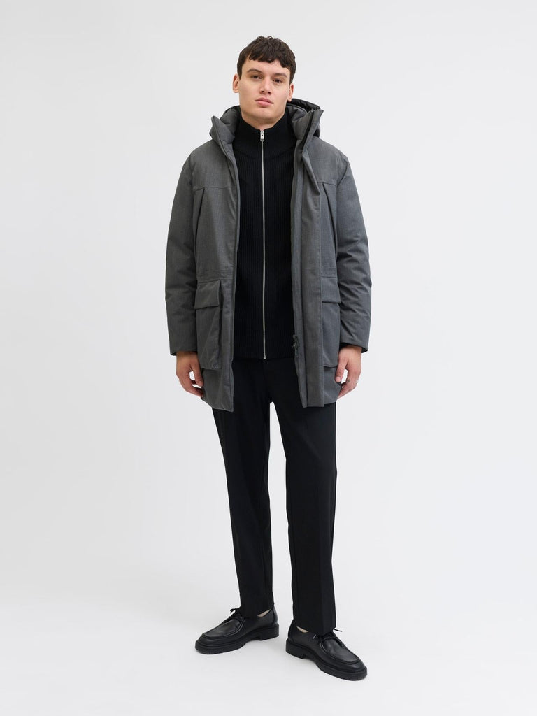 JACK AND JONES JJPANNEL KNIT ZIP CARDIGAN AW25