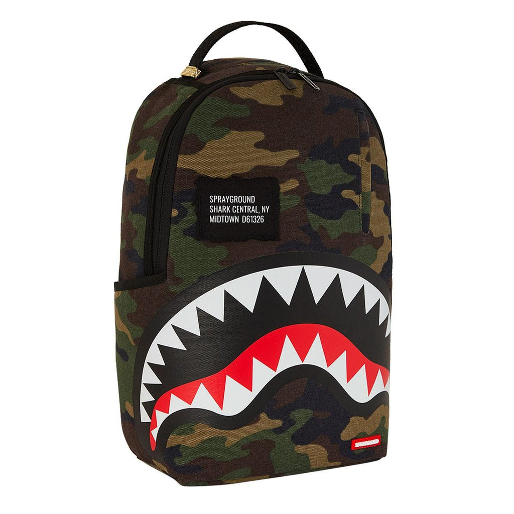 SPRAYGROUND SHARK CENTRAL CAMO DLXS BACKPACK