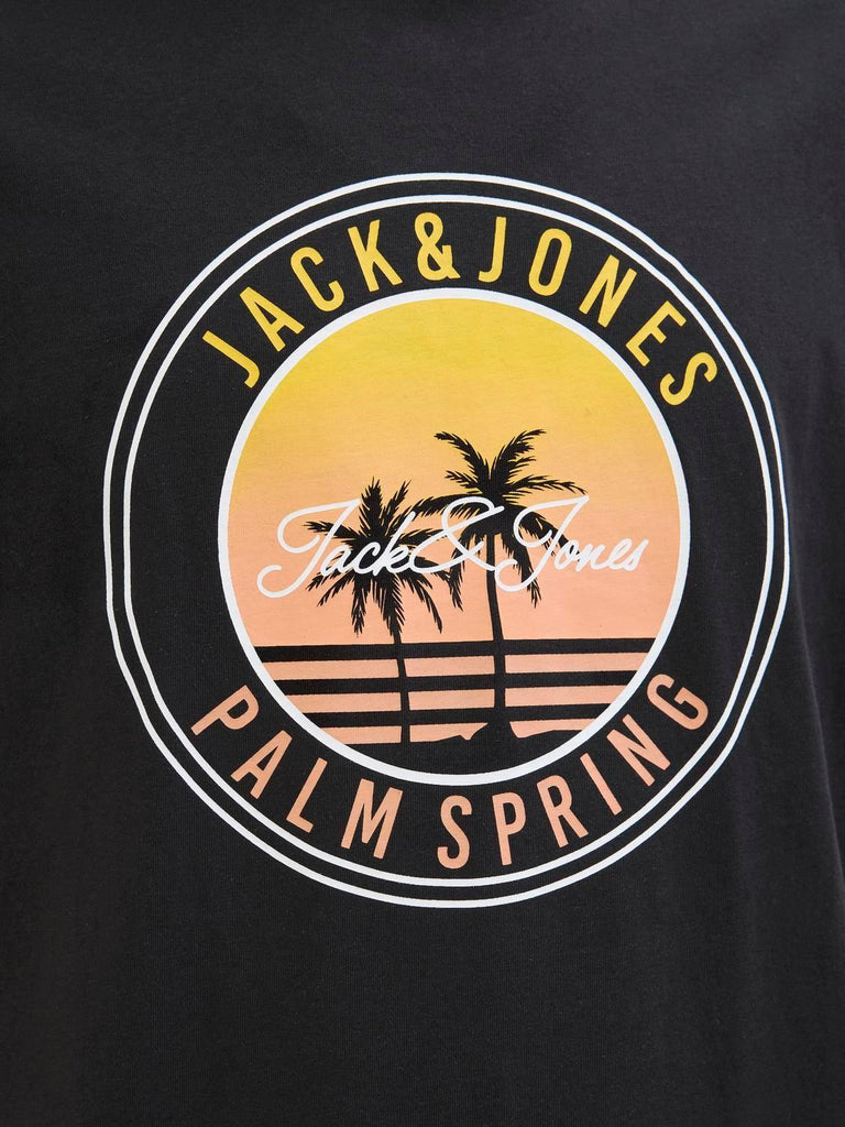 JACK AND JONES JJPALM TEE SS CREW NECK LN