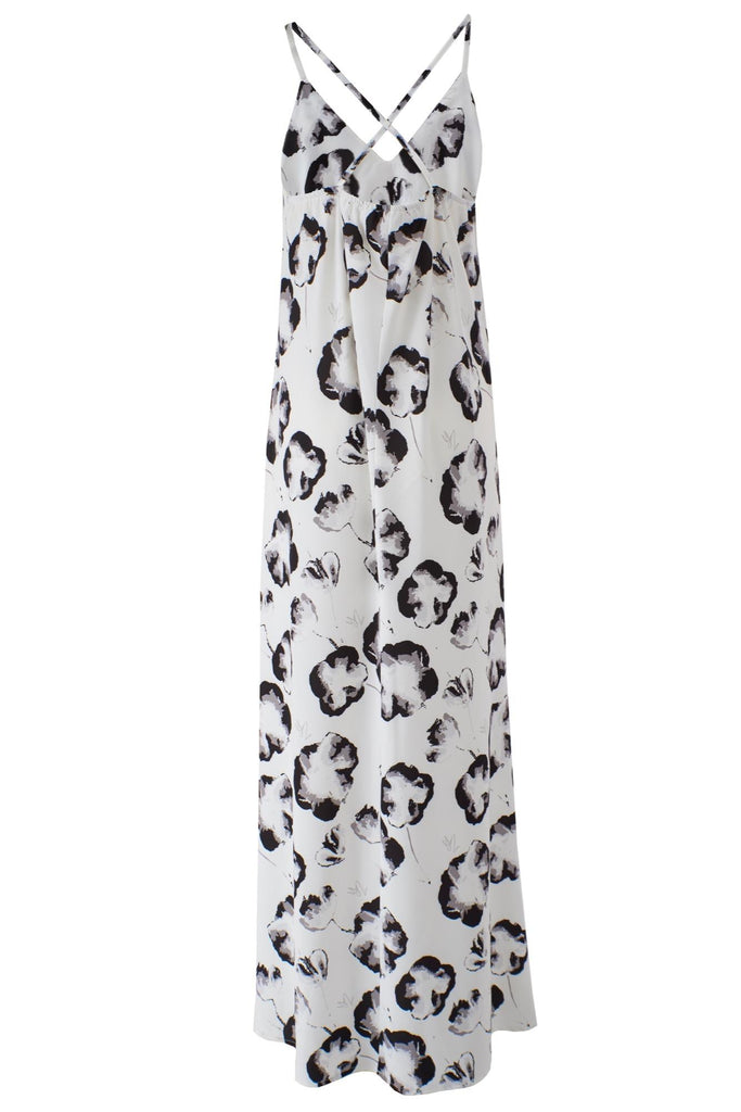 YES ZEE ABITO DONNA LUNGO CON SPALLINE INCROCIATE