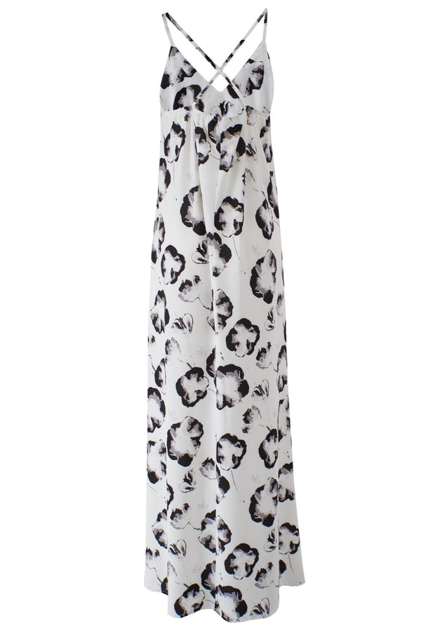 YES ZEE ABITO DONNA LUNGO CON SPALLINE INCROCIATE