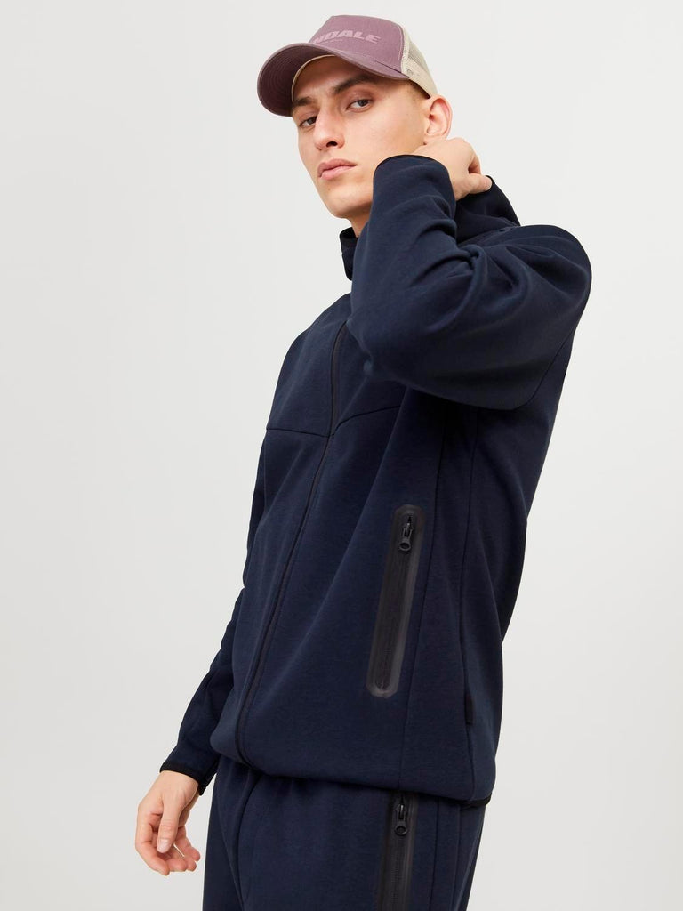 JACK AND JONES JCOFUSION SWEAT ZIP HOOD NOOS
