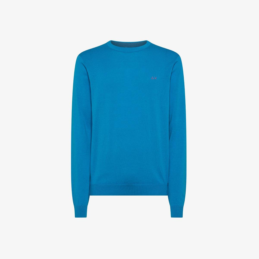 SUN68 SWEATER ELBOW CONTRAST COLOR