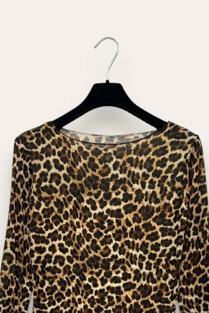 LOVEme Maglietta misto cashmere maculata