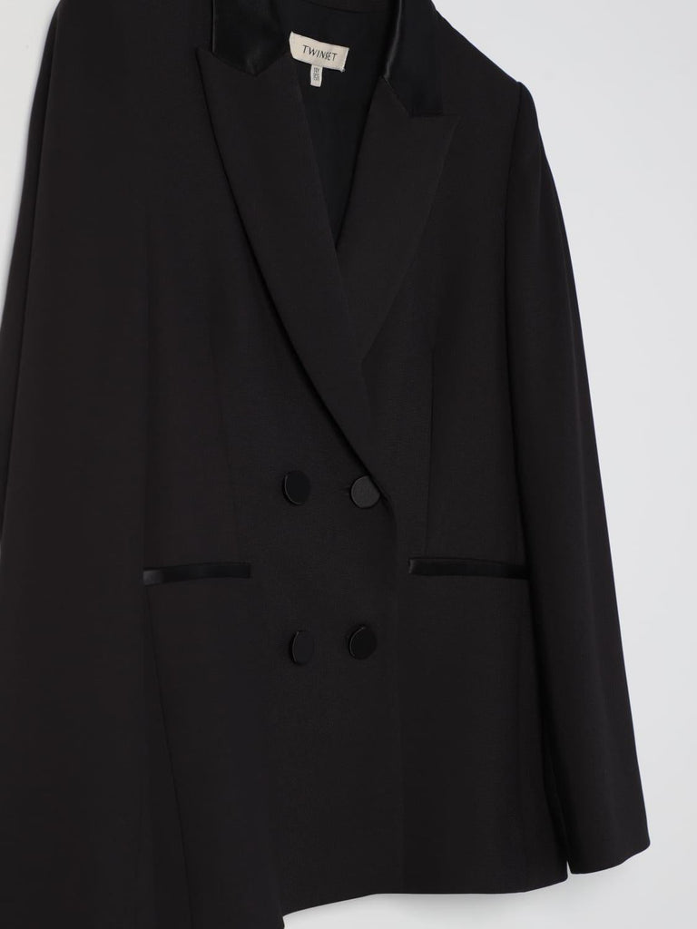 TWINSET BLAZER DOPPIOPETTO IN CREPE