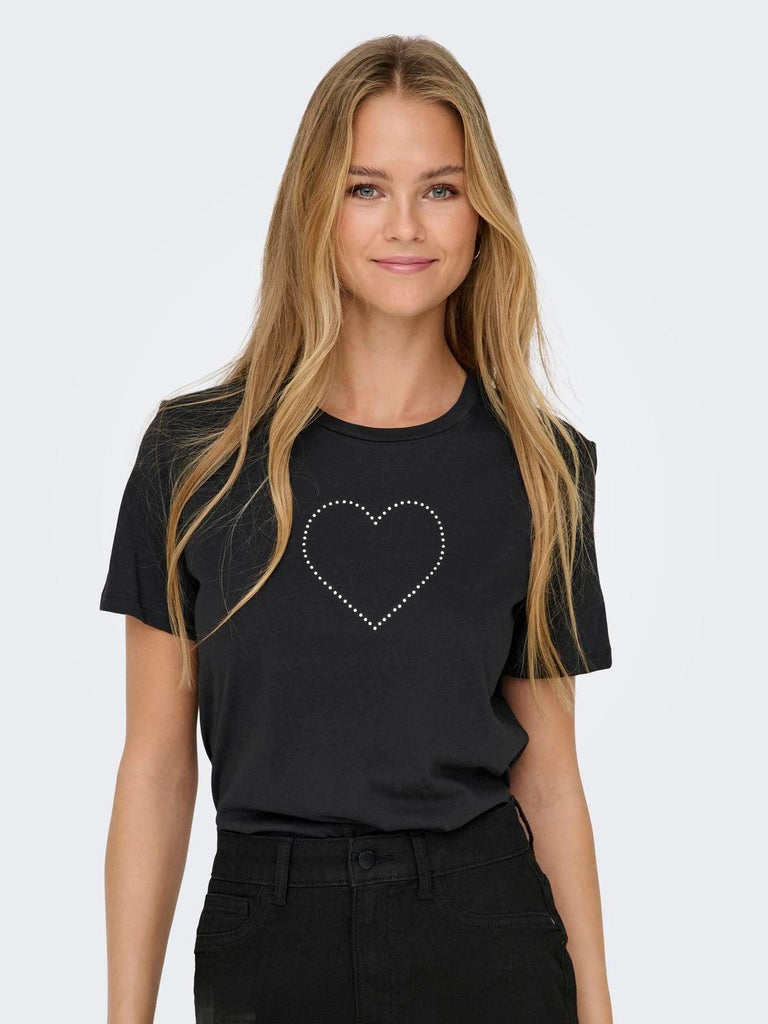 ONLY ONLARIANA LIFE S/S O-NECK BOX TOP JRS