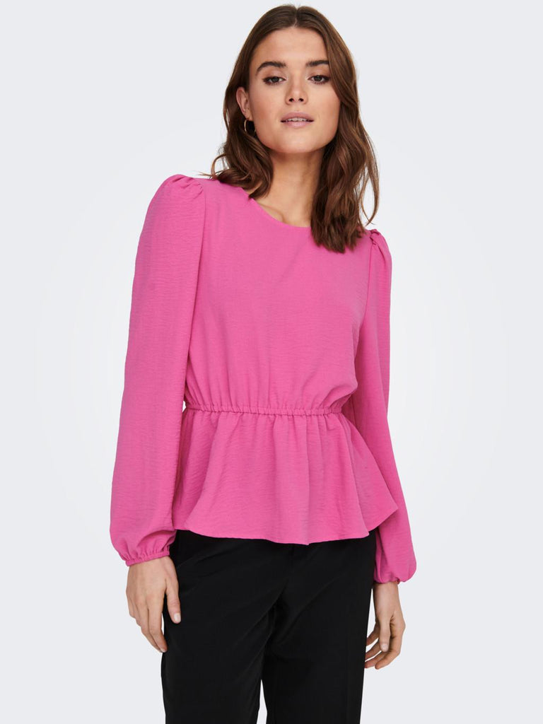 ONLY ONLMETTE DAR L/S O-NECK TOP NOOS WVN