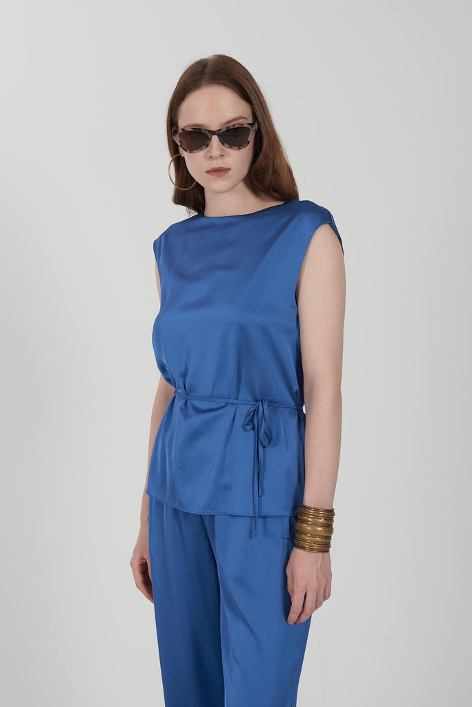 YES ZEE CASACCA DONNA SMANICATA CON CINTURINO