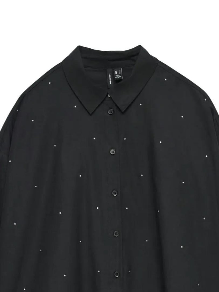 VERO MODA VMFANNI RHINESTONE LS SHIRT WVN NOOS