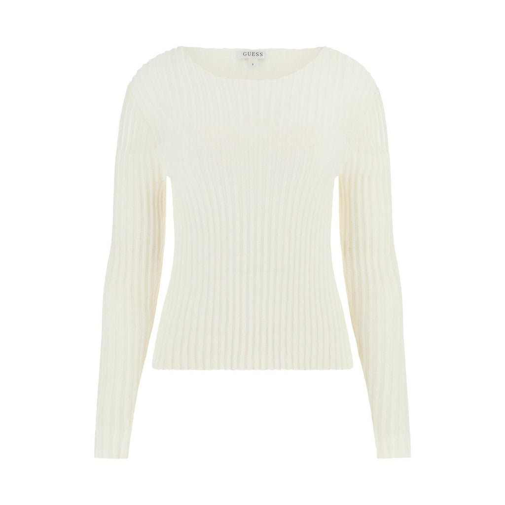 GUESS LS CN ROWENA RIB CHENILLE SWTR