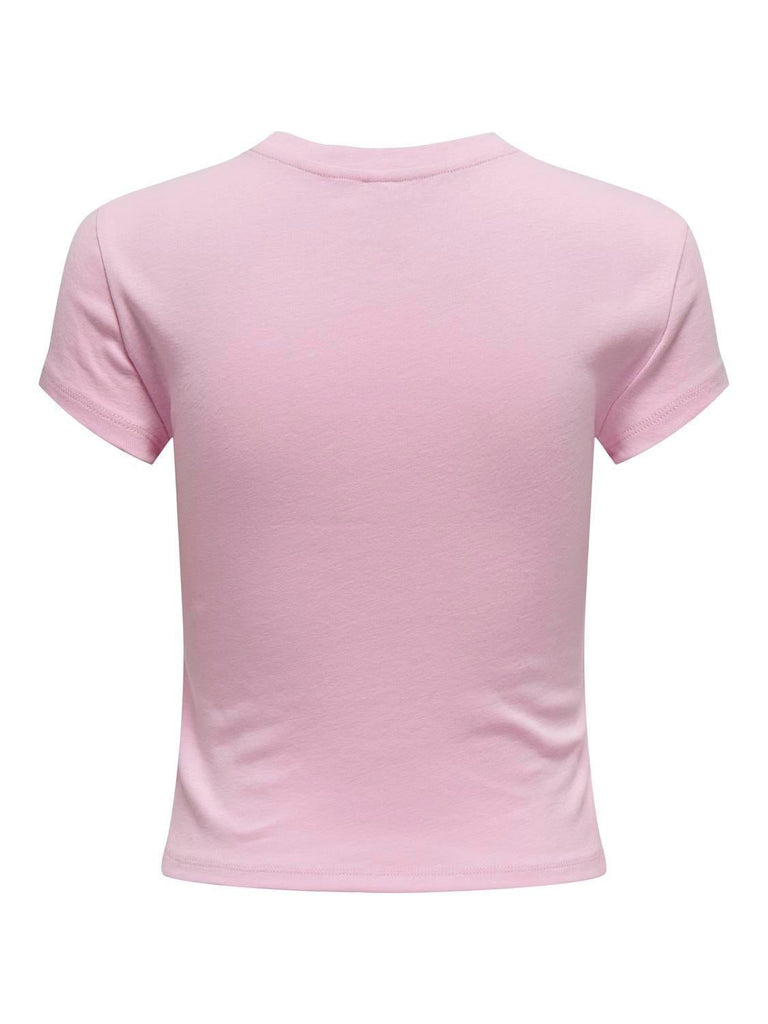 ONLY ONLELINA S/S O-NECK SHORT TOP JRS NOOS