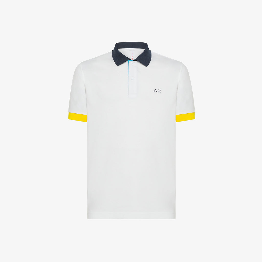 SUN68 POLO 3 COLOR WAY S/S