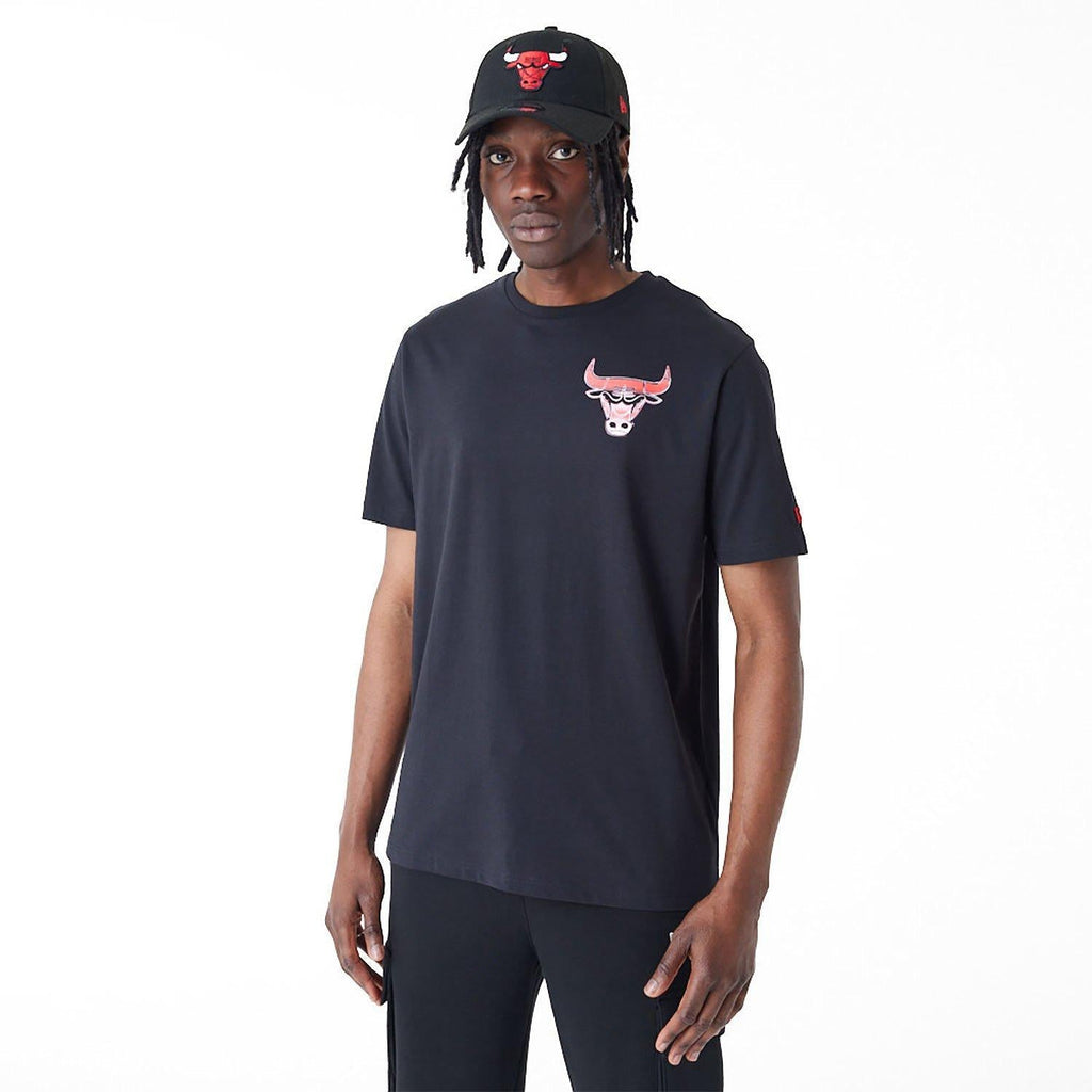 NEW ERA NBA HOLOGRAPHIC OS TEE CHIBUL  BLKFDR