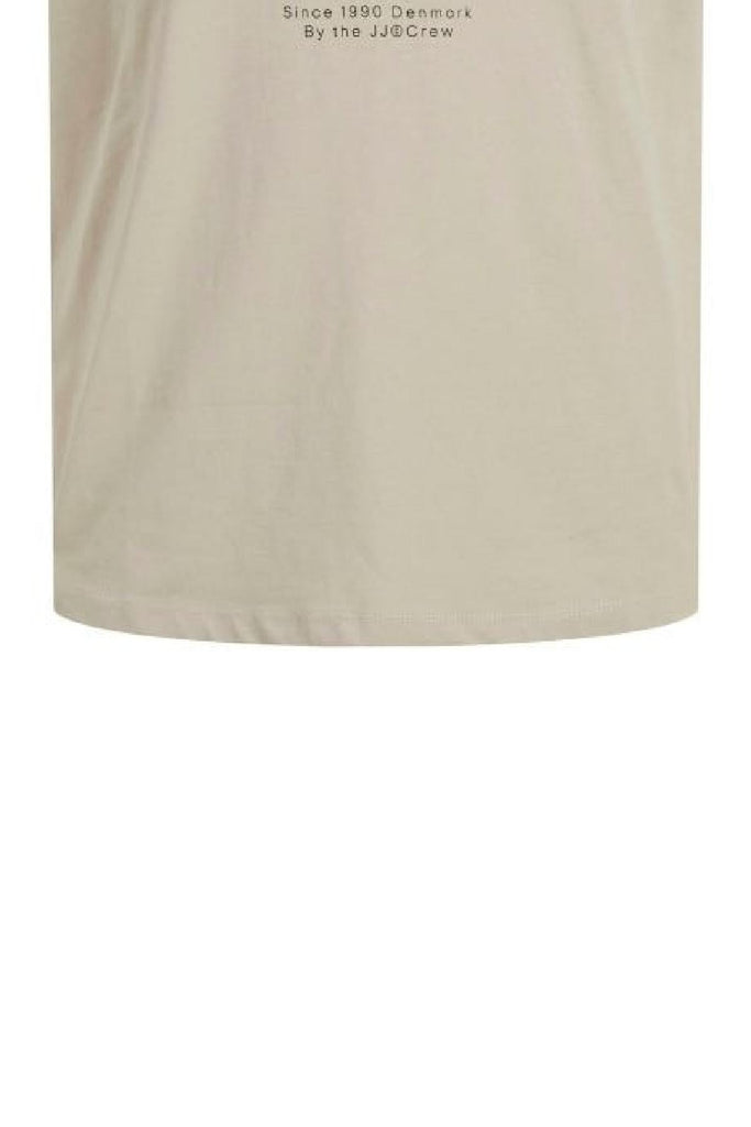 JACK AND JONES JJHAWAII SHAPE TEE SS CREW NECK LN
