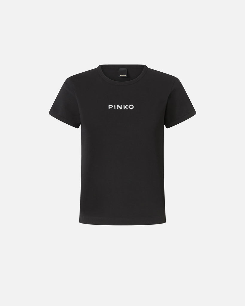 PINKO INTENSO T-SHIRT JERSEY RICAMO